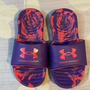Girls under armour slides